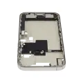 Mid-Frame Housing  W/ Charging Port Flex & Small Parts  For iPhone 16 Pro Max (EU / Global Version) (Used OEM Pull: Grade B) (Natural Titanium)