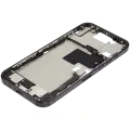 Mid-Frame Housing  W/ Charging Port Flex & Small Parts  For iPhone 16 Pro Max (EU / Global Version) (Used OEM Pull: Grade C) (Black Titanium)