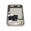Mid-Frame Housing  W/ Charging Port Flex & Small Parts  For iPhone 16 Pro Max (EU / Global Version) (Used OEM Pull: Grade C) (Desert Titanium)