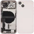 Back Housing W/ Charging Port Flex & Small Parts  For iPhone 13 (EU / Global Version) (Used OEM Pull: Grade A) (Pink)