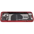 Back Housing W/ Charging Port Flex & Small Parts  For iPhone 13 (EU / Global Version) (Used OEM Pull: Grade A) (Red)