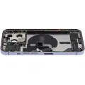 Back Housing W/ Charging Port Flex & Small Parts  For iPhone 13 Pro (US Version) (Used OEM Pull: Grade A) (Sierra Blue)