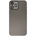 Back Housing W/ Charging Port Flex & Small Parts  For iPhone 13 Pro Max (EU / Global Version) (Used OEM Pull: Grade A) (Graphite)