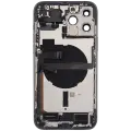 Back Housing W/ Charging Port Flex & Small Parts  For iPhone 13 Pro Max (US Version) (Used OEM Pull: Grade C) (Sierra Blue)