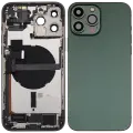 Back Housing W/ Charging Port Flex & Small Parts  For iPhone 13 Pro Max (EU / Global Version) (Used OEM Pull: Grade B) (Alpine Green)