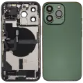 Back Housing W/ Charging Port Flex & Small Parts  For iPhone 13 Pro (US Version) (Used OEM Pull: Grade C) (Alpine Green)