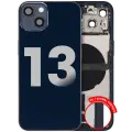 Back Housing W/ Charging Port Flex & Small Parts  For iPhone 13 (EU / Global Version) (Used OEM Pull: Grade C) (Midnight)
