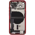 Back Housing W/ Charging Port Flex & Small Parts  For iPhone 13 (EU / Global Version) (Used OEM Pull: Grade B) (Red)