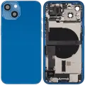 Back Housing W/ Charging Port Flex & Small Parts  For iPhone 13 (EU / Global Version) (Used OEM Pull: Grade B) (Blue)