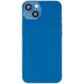 Back Housing W/ Charging Port Flex & Small Parts  For iPhone 13 (EU / Global Version) (Used OEM Pull: Grade A) (Blue)