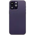 Back Housing W/ Charging Port Flex & Small Parts  For iPhone 14 Pro Max (EU / Global Version) (Used OEM Pull: Grade C) (Deep Purple)