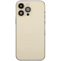 Back Housing W/ Charging Port Flex & Small Parts  For iPhone 14 Pro Max (EU / Global Version) (Used OEM Pull: Grade B) (Gold)