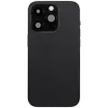 Back Housing W/ Charging Port Flex & Small Parts  For iPhone 14 Pro (US Version) (Used OEM Pull: Grade B) (Space Black)
