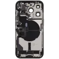 Back Housing W/ Charging Port Flex & Small Parts  For iPhone 14 Pro (US Version) (Used OEM Pull: Grade B) (Space Black)