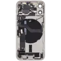 Back Housing W/ Charging Port Flex & Small Parts  For iPhone 12 Mini (US Version) (Used OEM Pull: Grade C) (White)