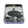 Back Housing W/ Small Parts For iPhone 14 Pro Max (EU / Global Version) (Used OEM Pull: Grade B) (Deep Purple)