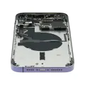 Back Housing W/ Small Parts For iPhone 14 Pro Max (EU / Global Version) (Used OEM Pull: Grade B) (Deep Purple)