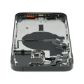 Back Housing W/ Small Parts For iPhone 14 Pro Max (EU / Global Version) (Used OEM Pull: Grade B) (Space Black)