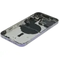 Back Housing W/ Small Parts For iPhone 14 Pro Max (EU / Global Version) (Used OEM Pull: Grade C) (Deep Purple)