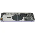 Back Housing W/ Small Parts For iPhone 14 Pro Max (EU / Global Version) (Used OEM Pull: Grade C) (Deep Purple)