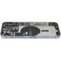 Back Housing W/ Small Parts For iPhone 14 Pro Max (EU / Global Version) (Used OEM Pull: Grade C) (Deep Purple)