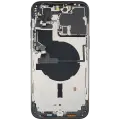 Back Housing W/ Small Parts For iPhone 14 Pro Max (EU / Global Version) (Used OEM Pull: Grade C) (Space Black)