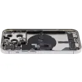 Back Housing W/ Charging Port Flex & Small Parts  For iPhone 14 Pro (US Version) (Used OEM Pull: Grade A) (Silver)