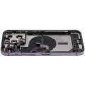 Back Housing W/ Charging Port Flex & Small Parts  For iPhone 14 Pro Max (EU / Global Version) (Used OEM Pull: Grade A) (Deep Purple)