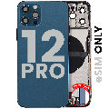 Back Housing W/ Charging Port Flex & Small Parts  For iPhone 12 Pro (US Version) (Used OEM Pull: Grade C) (Pacific Blue)