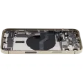 Back Housing W/ Charging Port Flex & Small Parts  For iPhone 12 Pro (US Version) (Used OEM Pull: Grade C) (Gold)