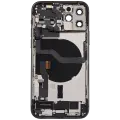 Back Housing W/ Charging Port Flex & Small Parts  For iPhone 12 Pro (US Version) (Used OEM Pull: Grade B) (Pacific Blue)