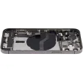 Back Housing W/ Charging Port Flex & Small Parts  For iPhone 12 Pro (EU / Global Version) (Used OEM Pull: Grade C) (Graphite)