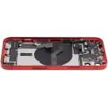 Back Housing W/ Charging Port Flex & Small Parts  For iPhone 12 (US Version) (Used OEM Pull: Grade B) (Red)