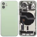 Back Housing W/ Charging Port Flex & Small Parts  For iPhone 12 (EU / Global Version) (Used OEM Pull: Grade C) (Green)