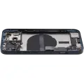 Back Housing W/ Charging Port Flex & Small Parts  For iPhone 13 (US Version) (Used OEM Pull: Grade A) (Midnight)
