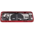 Back Housing W/ Charging Port Flex & Small Parts  For iPhone 13 Mini (US Version) (Used OEM Pull: Grade C) (Red)