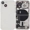 Back Housing W/ Charging Port Flex & Small Parts  For iPhone 13 Mini (US Version) (Used OEM Pull: Grade B) (Starlight)