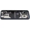 Back Housing W/ Charging Port Flex & Small Parts  For iPhone 13 Mini (US Version) (Used OEM Pull: Grade B) (Midnight)