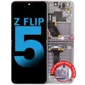Inner OLED Assembly With Frame Compatible For Samsung Galaxy Z Flip 5 5G (F731) (US & International) (Aftermarket) (Lavender)