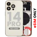 Back Housing W/ Small Parts For iPhone 14 Pro (US Version) (Aftermarket Plus) (Gold)