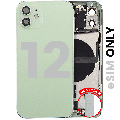 Back Housing W/ Charging Port Flex & Small Parts  For iPhone 12 (US Version) (Used OEM Pull: Grade A) (Green)