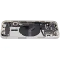 Back Housing W/ Charging Port Flex & Small Parts  For iPhone 12 (US Version) (Used OEM Pull: Grade A) (White)