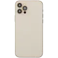 Back Housing W/ Charging Port Flex & Small Parts  For iPhone 12 Pro (EU / Global Version) (Used OEM Pull: Grade A) (Gold)