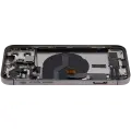 Back Housing W/ Charging Port Flex & Small Parts  For iPhone 12 Pro (EU / Global Version) (Used OEM Pull: Grade A) (Graphite)