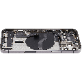 Back Housing W/ Charging Port Flex & Small Parts  For iPhone 12 Pro (US Version) (Used OEM Pull: Grade A) (Graphite)