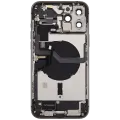 Back Housing W/ Charging Port Flex & Small Parts  For iPhone 12 Pro Max (EU / Global Version) (Used OEM Pull: Grade A) (Graphite)
