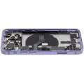 Back Housing W/ Charging Port Flex & Small Parts  For iPhone 12 Mini (EU / Global Version) (Used OEM Pull: Grade A) (Purple)