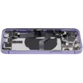 Back Housing W/ Charging Port Flex & Small Parts  For iPhone 12 Mini (EU / Global Version) (Used OEM Pull: Grade A) (Purple)