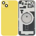 Back Glass w/ MagSafe Magnet For iPhone 14 Plus (Quality - OEM Pull C) (Yellow)