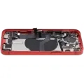 Back Housing W/ Charging Port Flex & Small Parts  For iPhone 12 Mini (EU / Global Version) (Used OEM Pull: Grade B) (Red)
